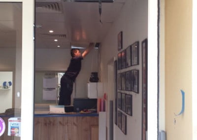 Installation of a surveillance and security system in a shop and office Adelaide