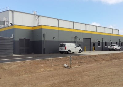 A major commercial warehouse where Clarke Locksmiths installed safes locks and surveillance systems in Adelaide