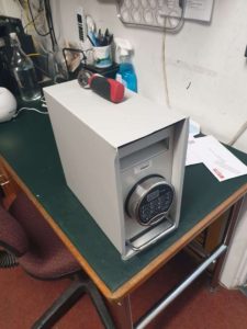 Time lock container install